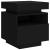 Noptiere cu lumini LED, 2 buc., negru, 40x39x48,5 cm GartenMobel Dekor