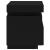 Noptiere cu lumini LED, 2 buc., negru, 40x39x48,5 cm GartenMobel Dekor