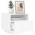 Noptiere cu lumini LED, alb, 40x39x37 cm GartenMobel Dekor