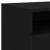 Noptieră cu lumini LED, negru, 40x39x37 cm GartenMobel Dekor