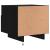 Noptiere cu lumini LED, 2 buc., negru, 40x39x37 cm GartenMobel Dekor