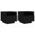 Noptiere cu lumini LED, 2 buc., negru, 40x39x37 cm GartenMobel Dekor