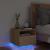 Noptieră cu lumini LED, stejar sonoma, 40x39x37 cm GartenMobel Dekor