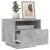 Noptiere cu lumini LED, 2 buc., gri beton, 40x39x37 cm GartenMobel Dekor