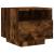 Noptiere cu lumini LED, 2 buc., stejar fumuriu, 40x39x37 cm GartenMobel Dekor