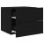 Noptiere montate pe perete cu lumini LED, 2 buc., negru GartenMobel Dekor