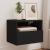 Comodă TV de perete, negru, 40x30x30 cm, lemn prelucrat GartenMobel Dekor
