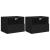 Comode TV de perete, 2 buc., negru, 40x30x30 cm, lemn prelucrat GartenMobel Dekor