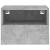 Comodă TV de perete, gri beton, 40x30x30 cm, lemn prelucrat GartenMobel Dekor