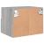 Comode TV de perete, 2 buc., gri sonoma, 40x30x30 cm, lemn GartenMobel Dekor