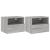 Comode TV de perete, 2 buc., gri sonoma, 40x30x30 cm, lemn GartenMobel Dekor