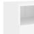 Dulap TV de perete, 2 buc, alb, 60x30x30 cm, lemn prelucrat GartenMobel Dekor