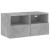 Comodă TV de perete, gri beton, 60x30x30 cm, lemn prelucrat GartenMobel Dekor