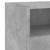 Comodă TV de perete, gri beton, 60x30x30 cm, lemn prelucrat GartenMobel Dekor