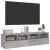 Comode TV de perete, 2 buc., gri sonoma, 60x30x30 cm, lemn GartenMobel Dekor