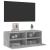 Comode TV de perete, gri beton, 80x30x30 cm, lemn prelucrat GartenMobel Dekor