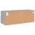 Comode TV de perete, gri beton, 80x30x30 cm, lemn prelucrat GartenMobel Dekor