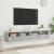 Comode TV de perete, 2 buc., gri beton, 80x30x30 cm, lemn GartenMobel Dekor