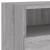 Comodă TV de perete, gri sonoma, 80x30x30 cm, lemn prelucrat GartenMobel Dekor