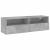 Comodă TV de perete, gri beton, 100x30x30 cm, lemn prelucrat GartenMobel Dekor
