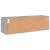 Comodă TV de perete, gri beton, 100x30x30 cm, lemn prelucrat GartenMobel Dekor