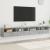 Comode TV de perete, 2 buc., gri beton, 100x30x30 cm, lemn GartenMobel Dekor