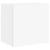 Comode TV de perete, 2 buc., alb, 40,5x30x40 cm, lemn prelucrat GartenMobel Dekor