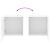 Comode TV de perete, 2 buc., alb, 40,5x30x40 cm, lemn prelucrat GartenMobel Dekor