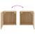 Comode TV de perete, 2 buc., stejar sonoma, 40,5x30x40 cm, lemn GartenMobel Dekor