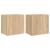 Comode TV de perete, 2 buc., stejar sonoma, 40,5x30x40 cm, lemn GartenMobel Dekor