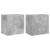 Comode TV de perete, 2 buc. gri beton, 40,5x30x40 cm, lemn GartenMobel Dekor