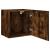 Comodă TV de perete stejar fumuriu 40,5x30x40 cm lemn prelucrat GartenMobel Dekor