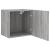 Comode TV de perete, 2 buc., gri sonoma, 40,5x30x40 cm, lemn GartenMobel Dekor