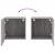 Comode TV de perete, 2 buc., gri sonoma, 40,5x30x40 cm, lemn GartenMobel Dekor