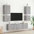 Comode TV de perete, 2 buc., gri sonoma, 40,5x30x40 cm, lemn GartenMobel Dekor