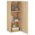 Comodă TV de perete stejar sonoma 40,5x30x102 cm lemn prelucrat GartenMobel Dekor