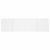 Comodă TV de perete, 2 buc. alb, 80x30x41 cm GartenMobel Dekor