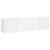 Comodă TV de perete, 2 buc. alb, 80x30x41 cm GartenMobel Dekor