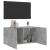 Comodă TV de perete, gri beton, 80x30x41 cm GartenMobel Dekor