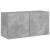 Comodă TV de perete, gri beton, 80x30x41 cm GartenMobel Dekor