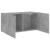 Comodă TV de perete, gri beton, 80x30x41 cm GartenMobel Dekor