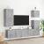 Comodă TV de perete, gri beton, 80x30x41 cm GartenMobel Dekor