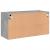 Comodă TV de perete, gri beton, 80x30x41 cm GartenMobel Dekor