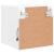 Comode TV de perete cu lumini LED, alb, 30x28,5x30 cm GartenMobel Dekor