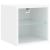 Comode TV de perete cu lumini LED, alb, 30x28,5x30 cm GartenMobel Dekor