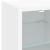 Comode TV de perete cu lumini LED, alb, 30x28,5x30 cm GartenMobel Dekor