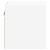 Comode TV de perete cu lumini LED, 2 buc., alb, 30x28,5x30 cm GartenMobel Dekor