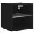 Comode TV de perete cu lumini LED, 2 buc., negru, 30x28,5x30 cm GartenMobel Dekor