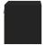 Comode TV de perete cu lumini LED, 2 buc., negru, 30x28,5x30 cm GartenMobel Dekor