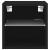 Comode TV de perete cu lumini LED, 2 buc., negru, 30x28,5x30 cm GartenMobel Dekor